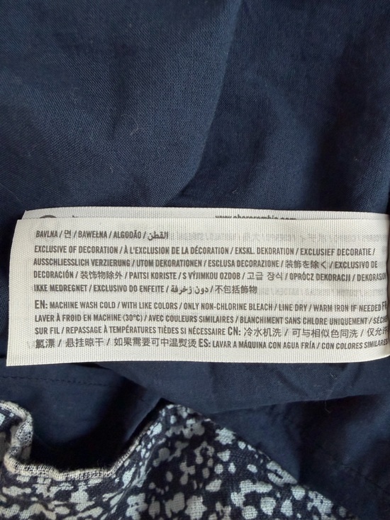 Abercrombie & Fitch Women's Blue Floral Smocked Mini Dress Size LT 36318 - Picture 8 of 10